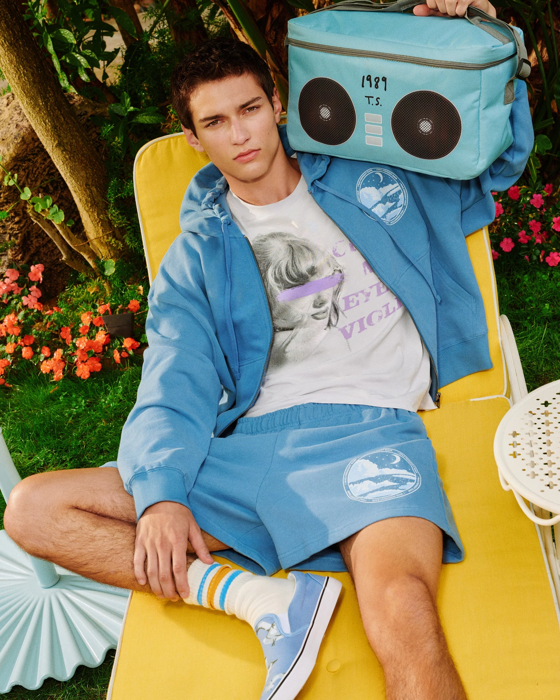 I Was Midnight Rain Zip Hoodie - Image 3