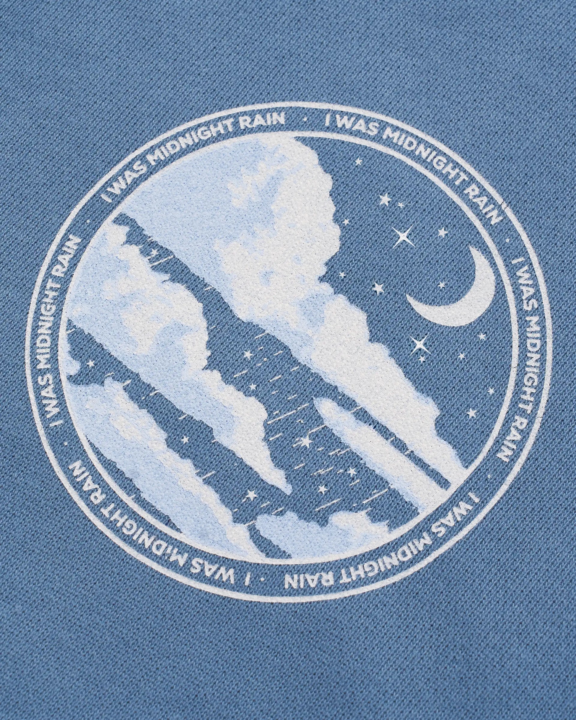 I Was Midnight Rain Zip Hoodie - Image 4