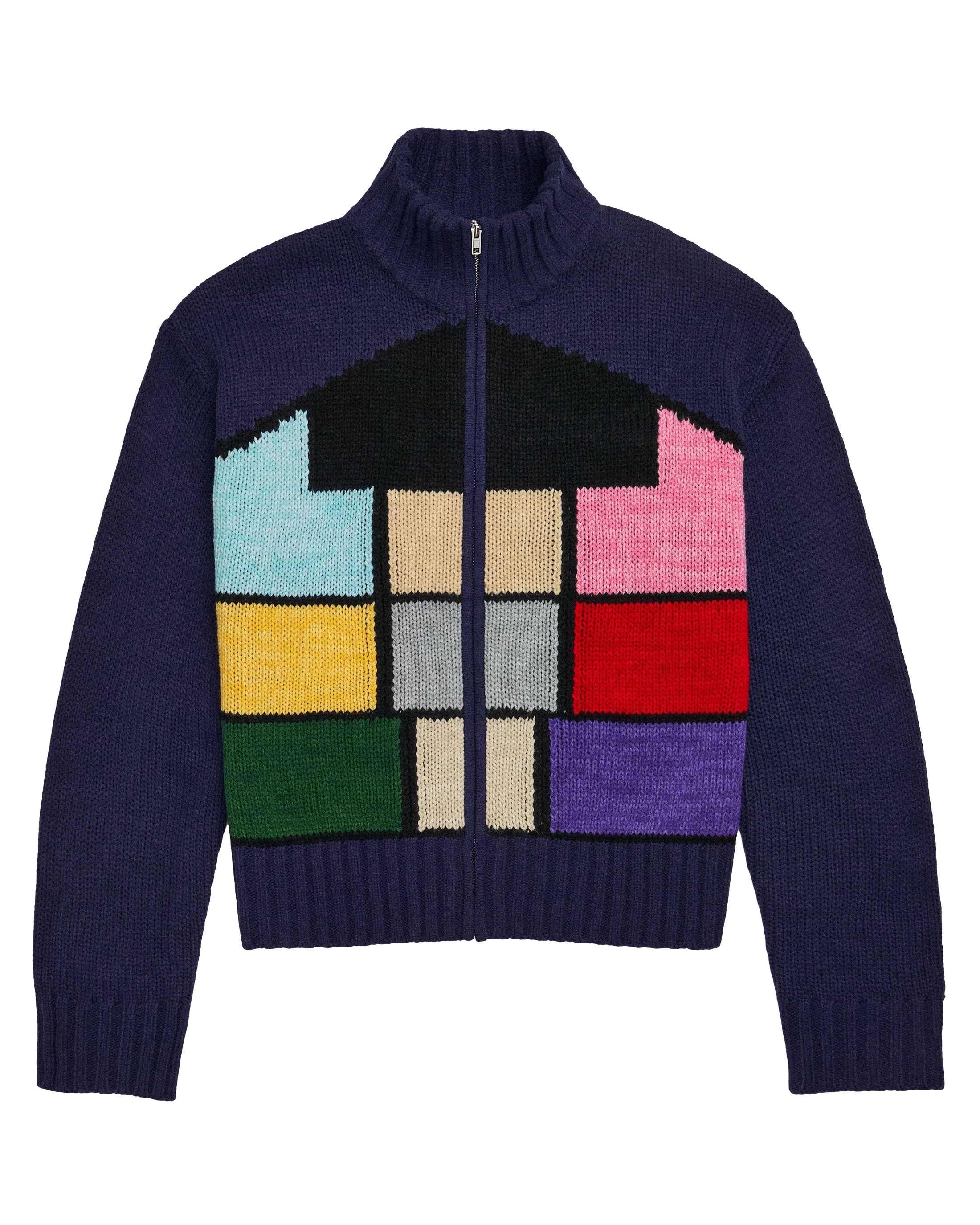 Lover House Zip Up Sweater